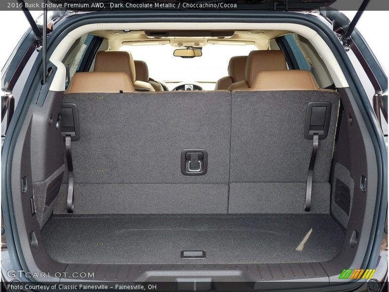 Dark Chocolate Metallic / Choccachino/Cocoa 2016 Buick Enclave Premium AWD