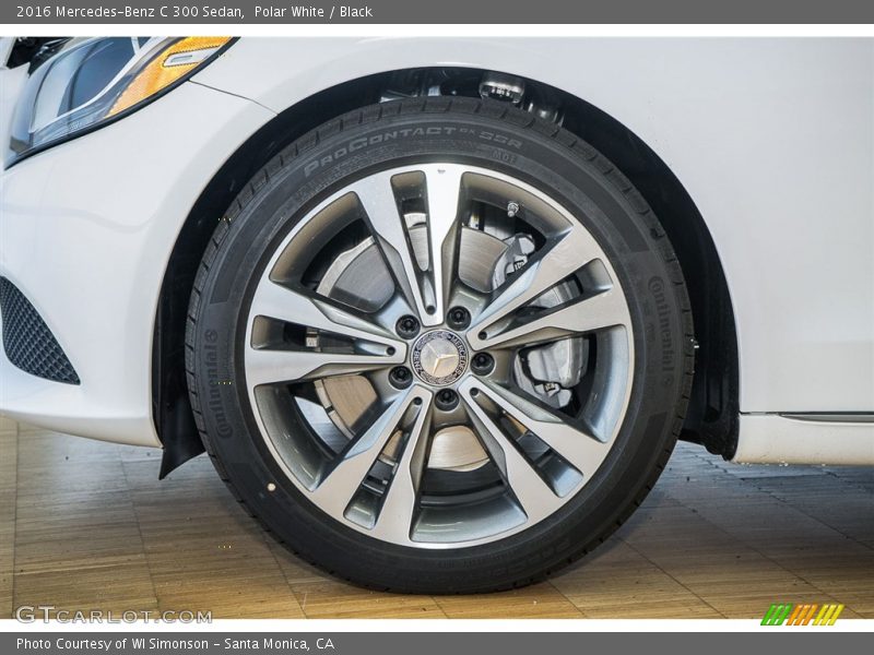 Polar White / Black 2016 Mercedes-Benz C 300 Sedan