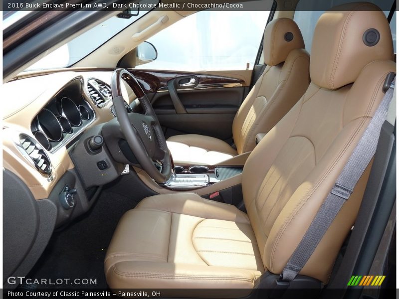 Dark Chocolate Metallic / Choccachino/Cocoa 2016 Buick Enclave Premium AWD