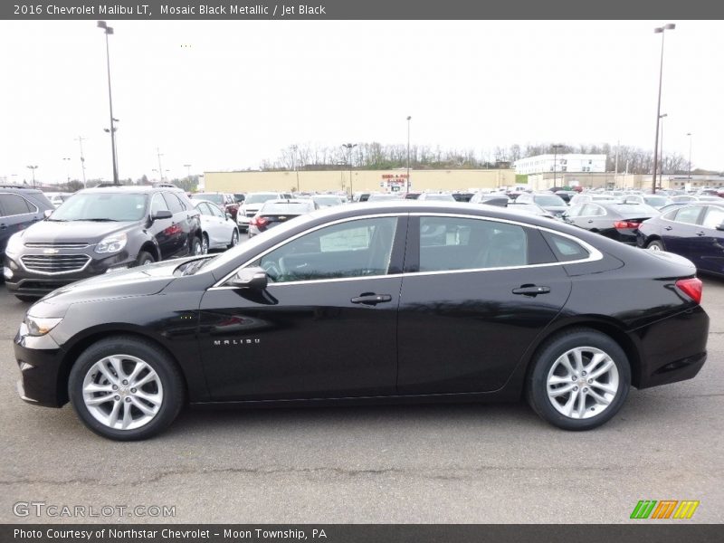 Mosaic Black Metallic / Jet Black 2016 Chevrolet Malibu LT