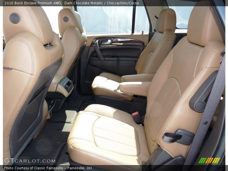 Dark Chocolate Metallic / Choccachino/Cocoa 2016 Buick Enclave Premium AWD