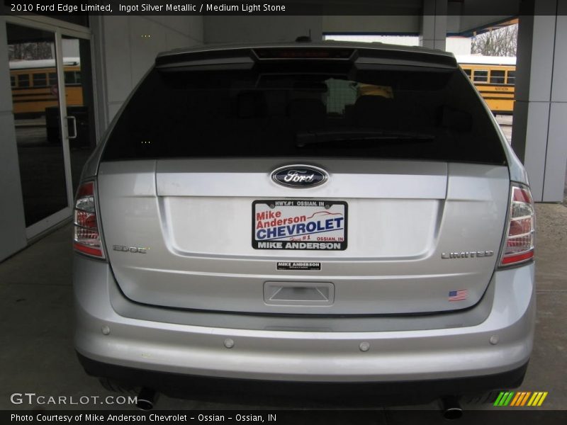 Ingot Silver Metallic / Medium Light Stone 2010 Ford Edge Limited