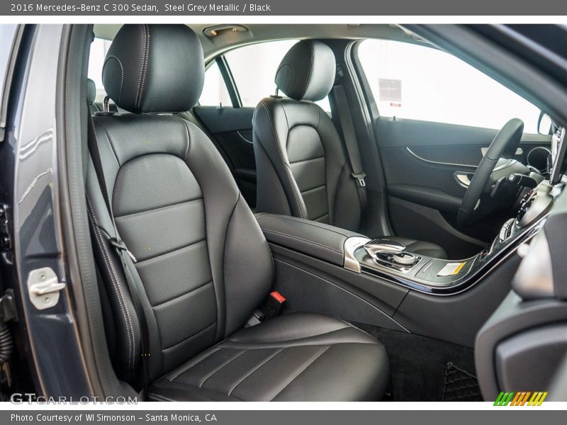 Steel Grey Metallic / Black 2016 Mercedes-Benz C 300 Sedan