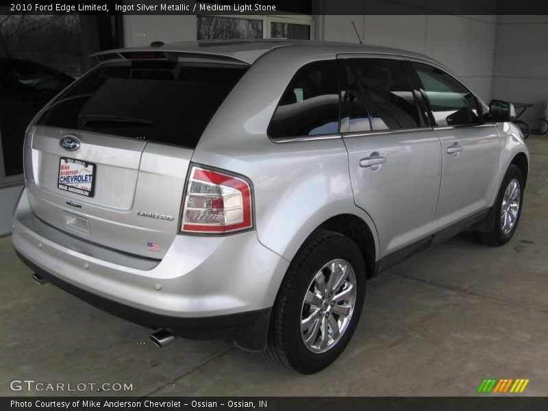 Ingot Silver Metallic / Medium Light Stone 2010 Ford Edge Limited