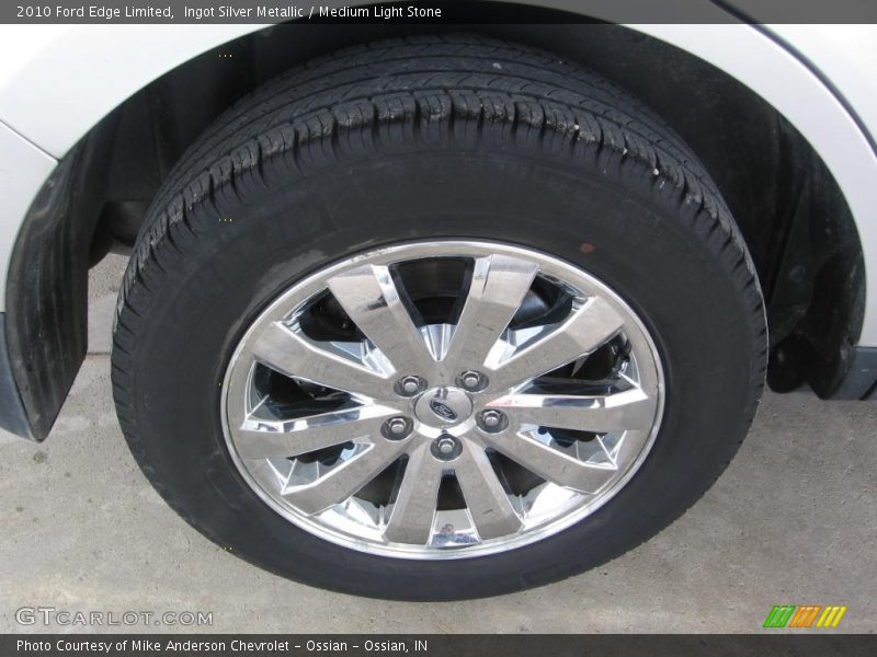 Ingot Silver Metallic / Medium Light Stone 2010 Ford Edge Limited