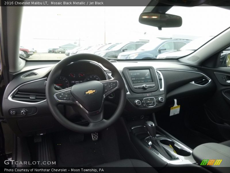 Mosaic Black Metallic / Jet Black 2016 Chevrolet Malibu LT