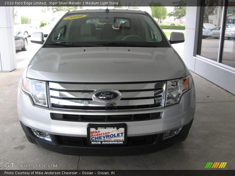 Ingot Silver Metallic / Medium Light Stone 2010 Ford Edge Limited