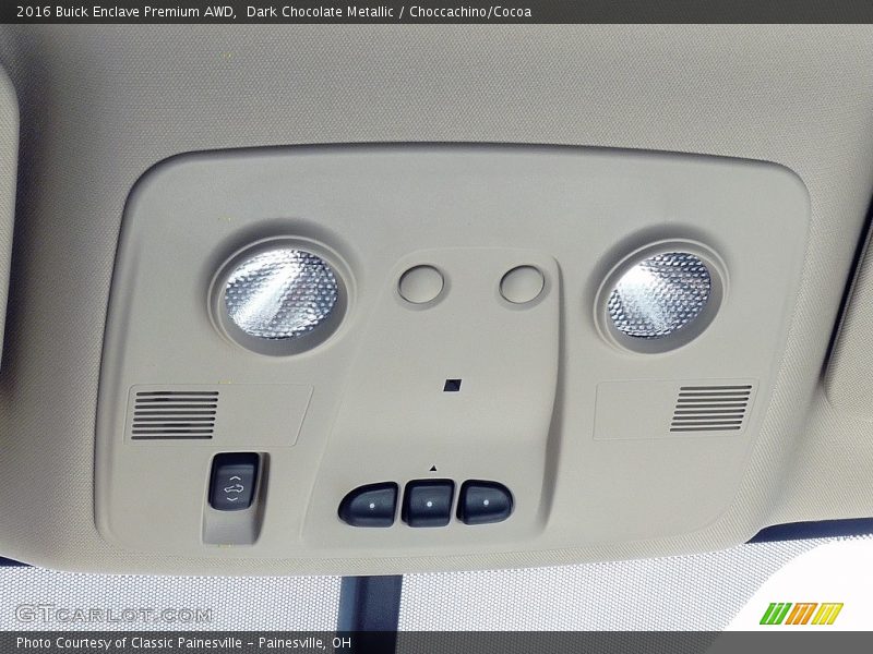Dark Chocolate Metallic / Choccachino/Cocoa 2016 Buick Enclave Premium AWD