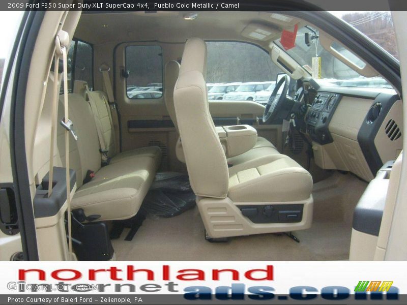 Pueblo Gold Metallic / Camel 2009 Ford F350 Super Duty XLT SuperCab 4x4