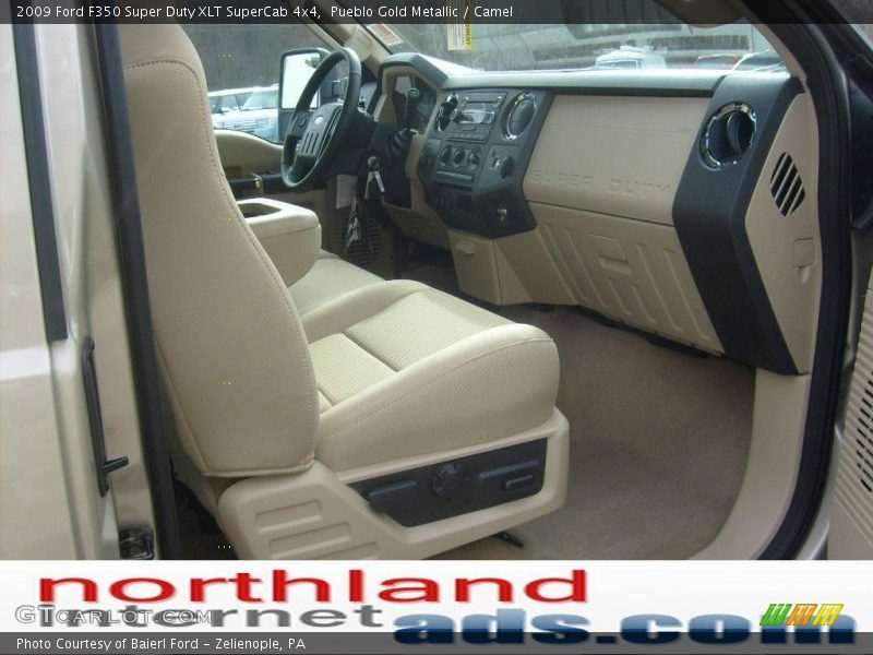 Pueblo Gold Metallic / Camel 2009 Ford F350 Super Duty XLT SuperCab 4x4