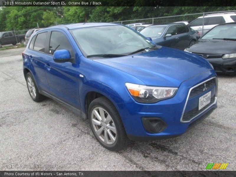 Octane Blue / Black 2015 Mitsubishi Outlander Sport ES