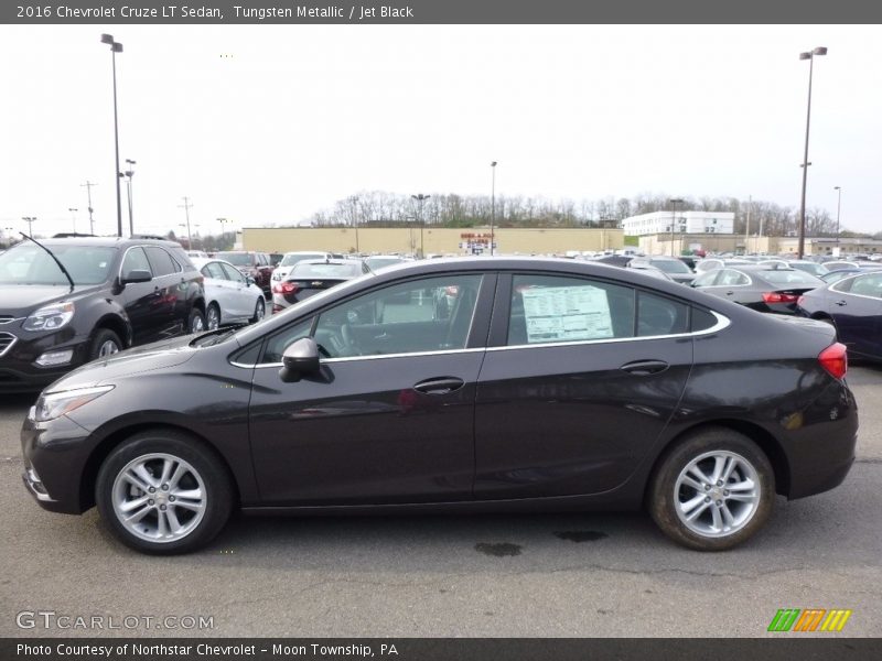 Tungsten Metallic / Jet Black 2016 Chevrolet Cruze LT Sedan