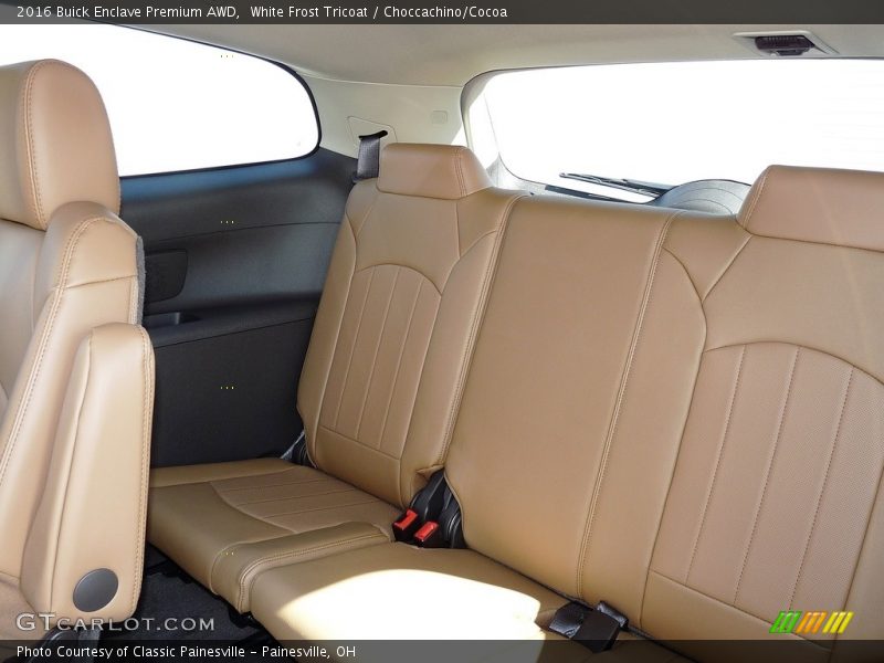 White Frost Tricoat / Choccachino/Cocoa 2016 Buick Enclave Premium AWD