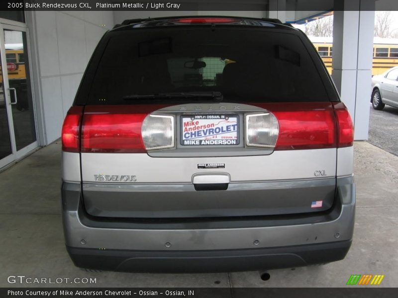 Platinum Metallic / Light Gray 2005 Buick Rendezvous CXL