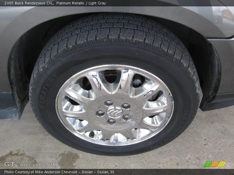 Platinum Metallic / Light Gray 2005 Buick Rendezvous CXL