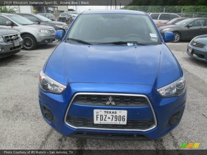 Octane Blue / Black 2015 Mitsubishi Outlander Sport ES