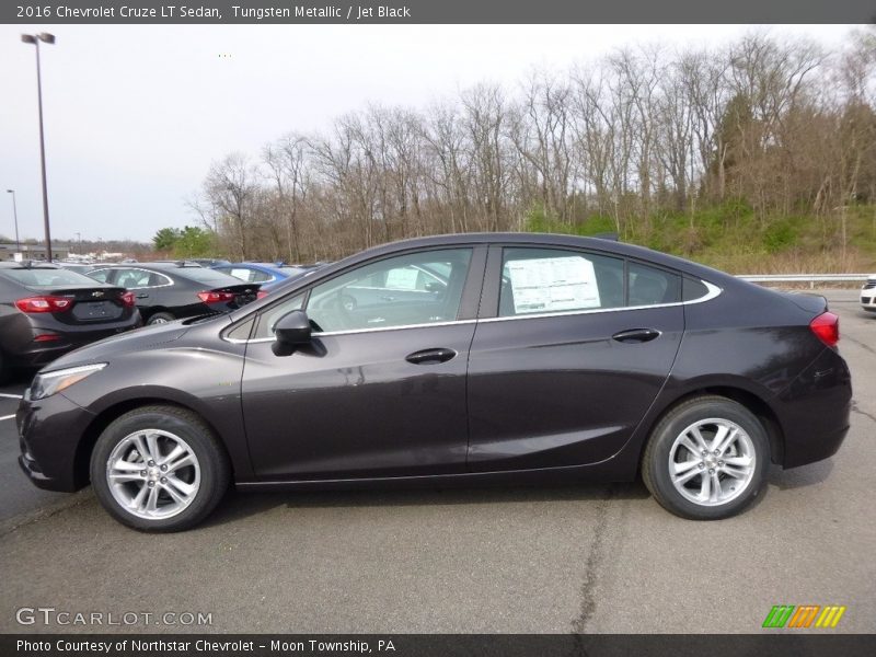 Tungsten Metallic / Jet Black 2016 Chevrolet Cruze LT Sedan