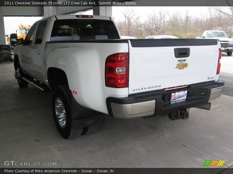 Summit White / Ebony 2011 Chevrolet Silverado 3500HD LTZ Crew Cab 4x4
