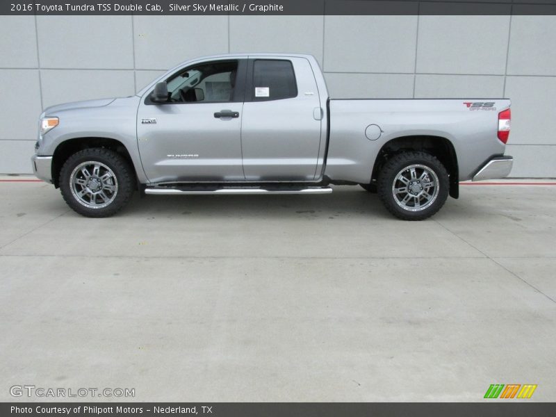 Silver Sky Metallic / Graphite 2016 Toyota Tundra TSS Double Cab