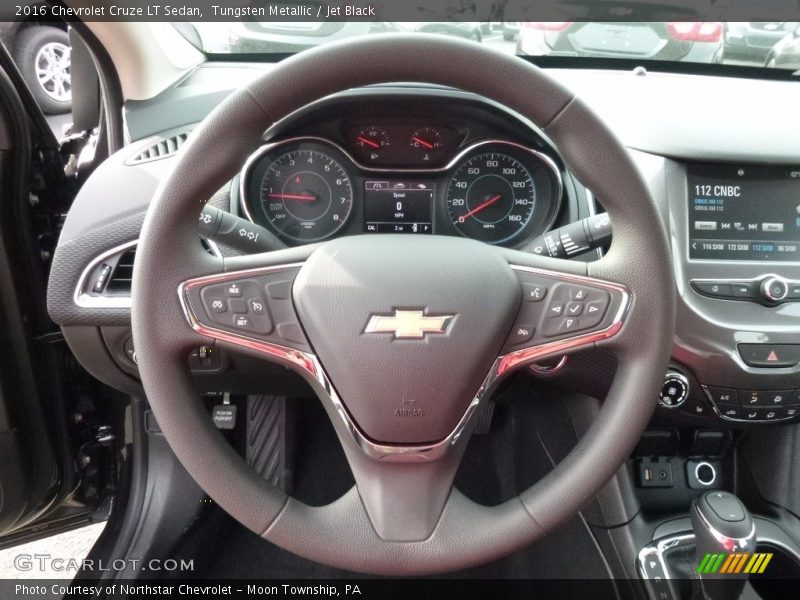 Tungsten Metallic / Jet Black 2016 Chevrolet Cruze LT Sedan