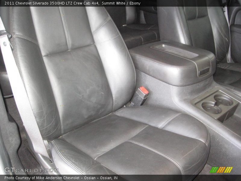 Summit White / Ebony 2011 Chevrolet Silverado 3500HD LTZ Crew Cab 4x4