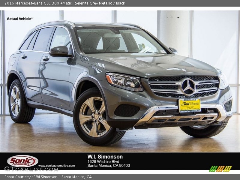 Selenite Grey Metallic / Black 2016 Mercedes-Benz GLC 300 4Matic