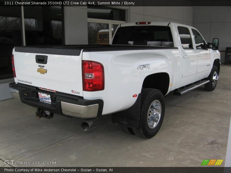 Summit White / Ebony 2011 Chevrolet Silverado 3500HD LTZ Crew Cab 4x4
