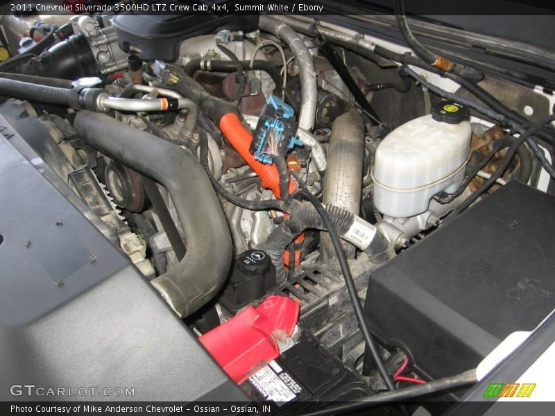 Summit White / Ebony 2011 Chevrolet Silverado 3500HD LTZ Crew Cab 4x4