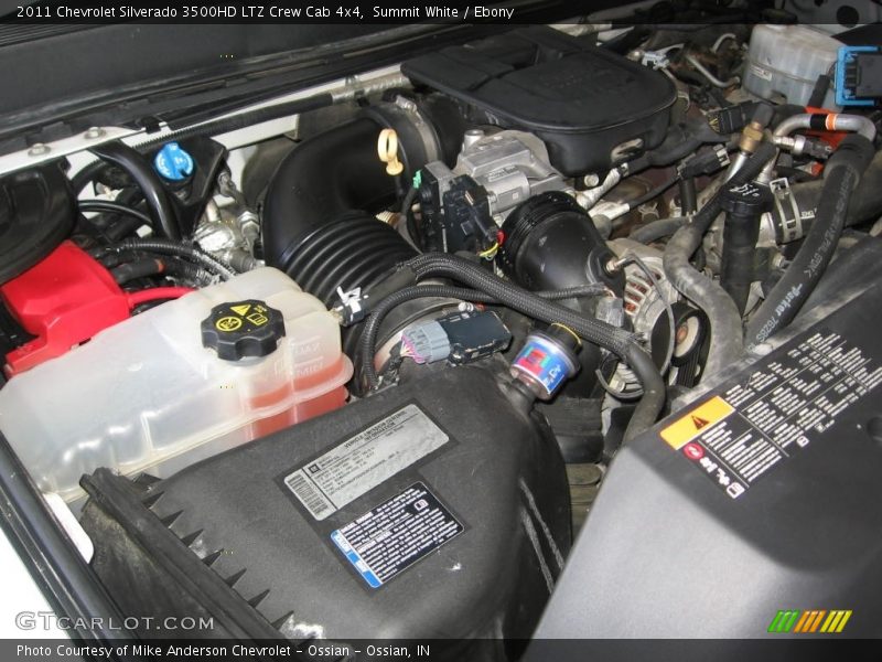 Summit White / Ebony 2011 Chevrolet Silverado 3500HD LTZ Crew Cab 4x4