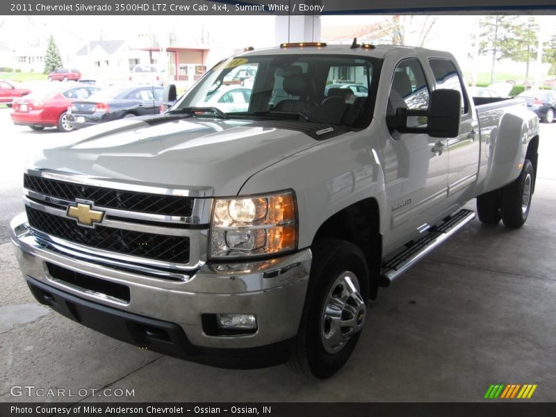 Summit White / Ebony 2011 Chevrolet Silverado 3500HD LTZ Crew Cab 4x4
