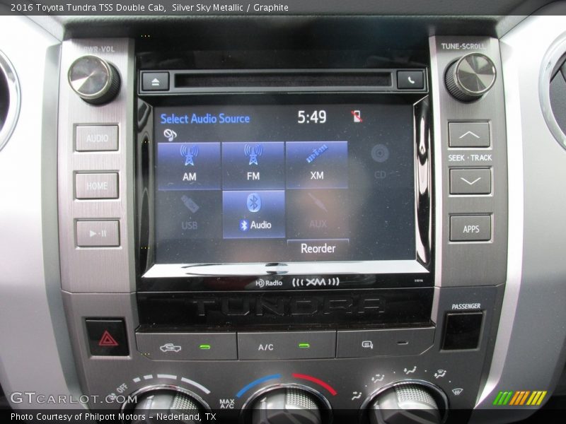 Silver Sky Metallic / Graphite 2016 Toyota Tundra TSS Double Cab
