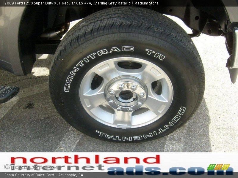 Sterling Grey Metallic / Medium Stone 2009 Ford F250 Super Duty XLT Regular Cab 4x4