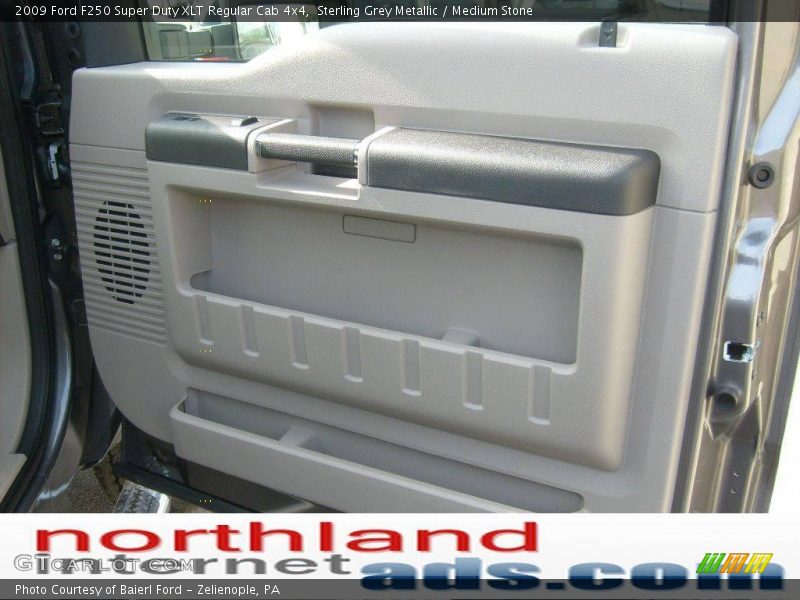 Sterling Grey Metallic / Medium Stone 2009 Ford F250 Super Duty XLT Regular Cab 4x4
