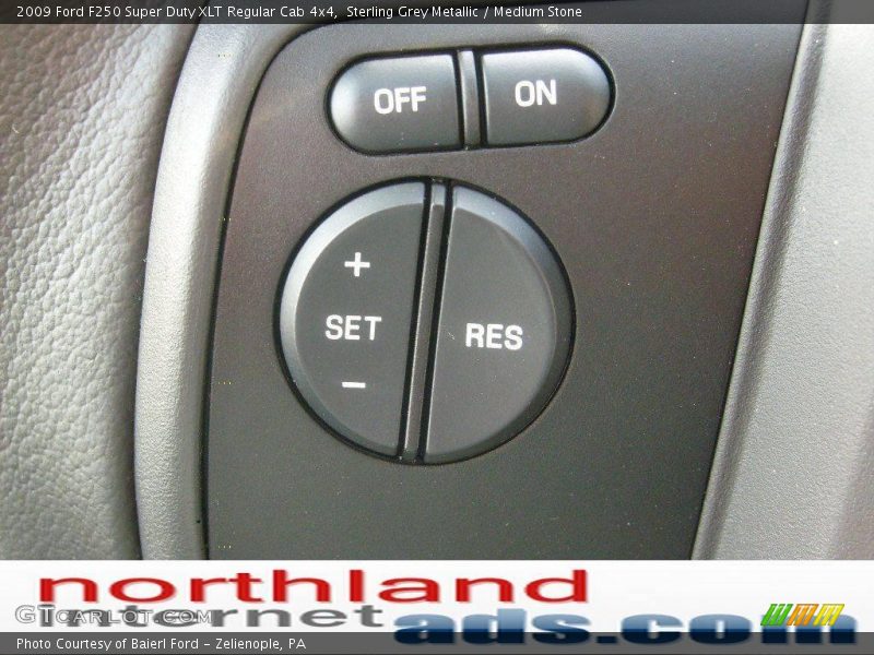 Sterling Grey Metallic / Medium Stone 2009 Ford F250 Super Duty XLT Regular Cab 4x4
