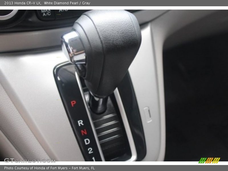 White Diamond Pearl / Gray 2013 Honda CR-V LX