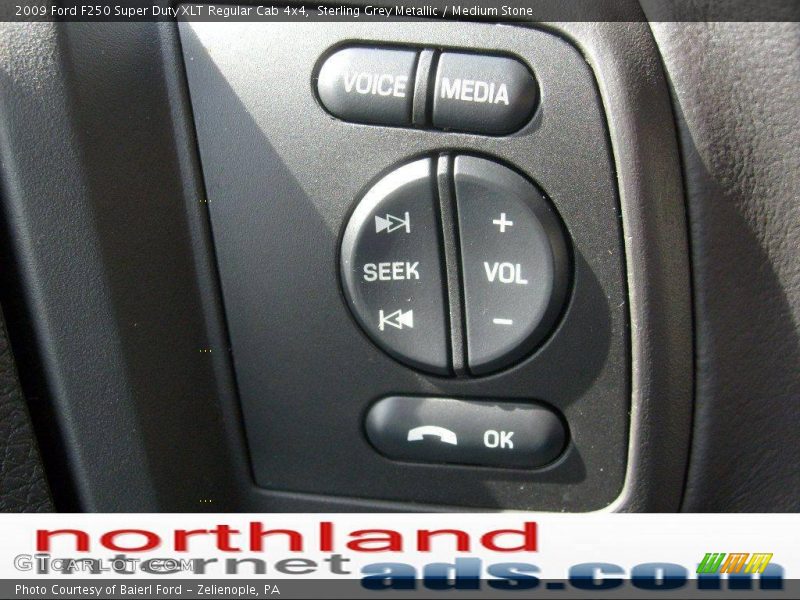 Sterling Grey Metallic / Medium Stone 2009 Ford F250 Super Duty XLT Regular Cab 4x4
