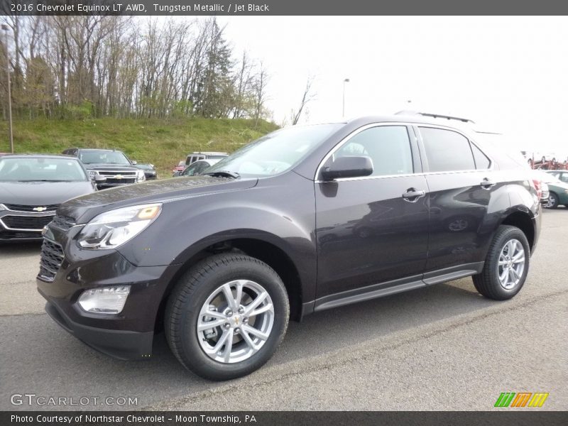 Tungsten Metallic / Jet Black 2016 Chevrolet Equinox LT AWD