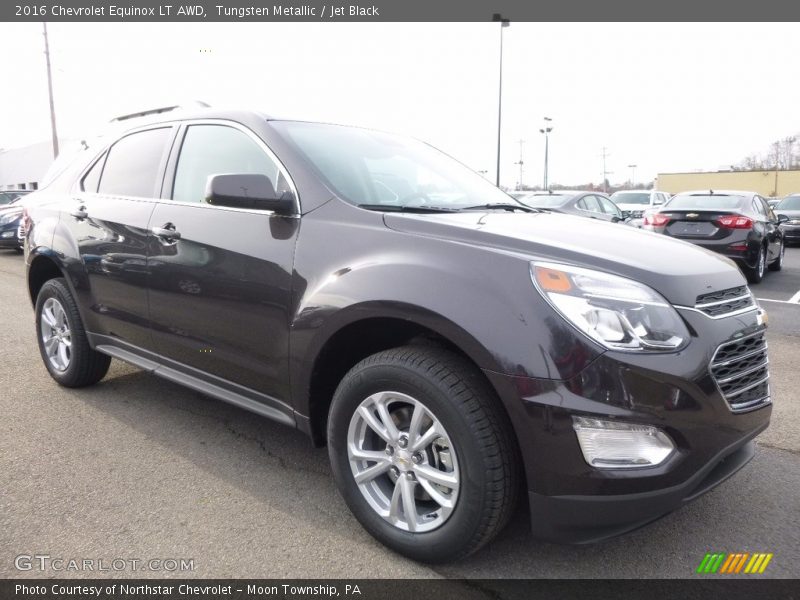 Tungsten Metallic / Jet Black 2016 Chevrolet Equinox LT AWD