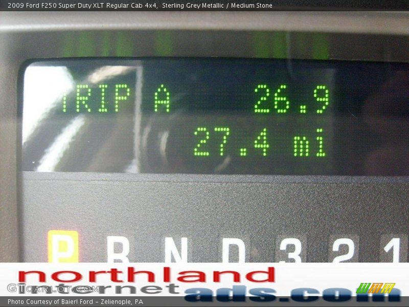 Sterling Grey Metallic / Medium Stone 2009 Ford F250 Super Duty XLT Regular Cab 4x4