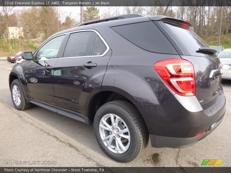 Tungsten Metallic / Jet Black 2016 Chevrolet Equinox LT AWD