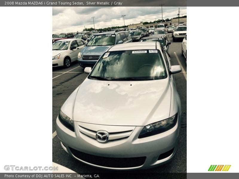 Silver Metallic / Gray 2008 Mazda MAZDA6 i Grand Touring Sedan