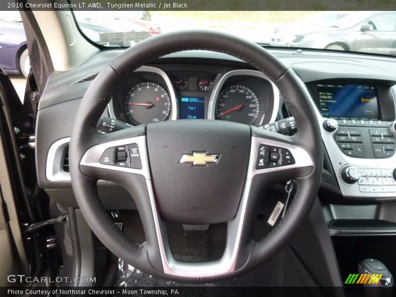 Tungsten Metallic / Jet Black 2016 Chevrolet Equinox LT AWD