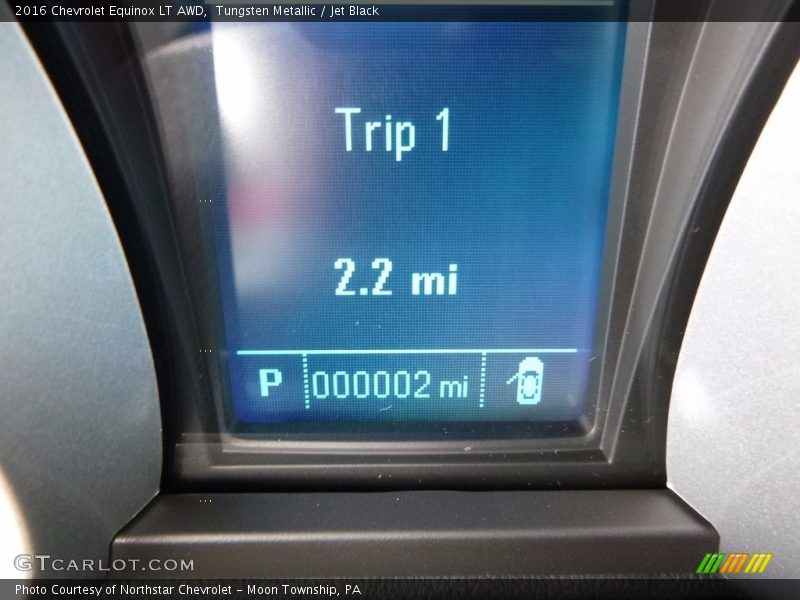 Tungsten Metallic / Jet Black 2016 Chevrolet Equinox LT AWD