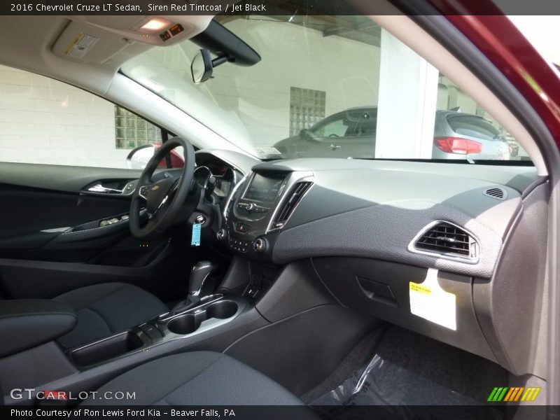 Siren Red Tintcoat / Jet Black 2016 Chevrolet Cruze LT Sedan