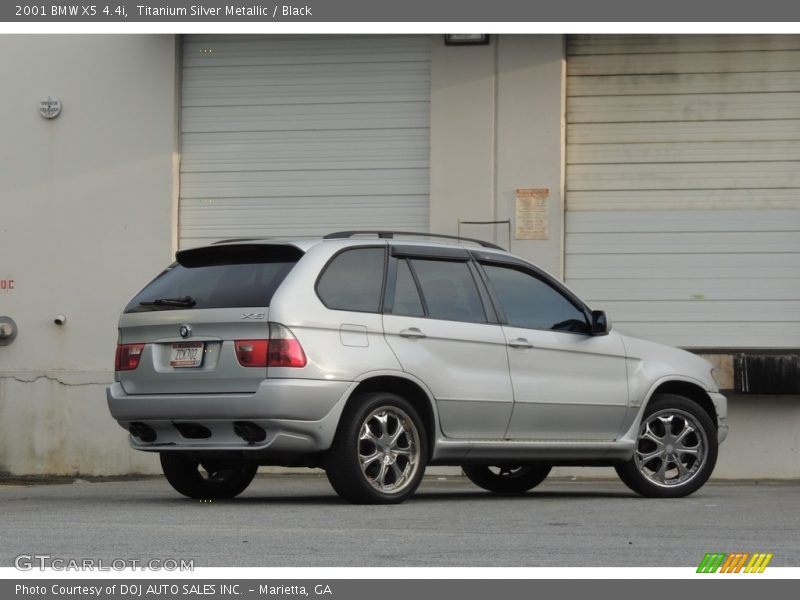 Titanium Silver Metallic / Black 2001 BMW X5 4.4i