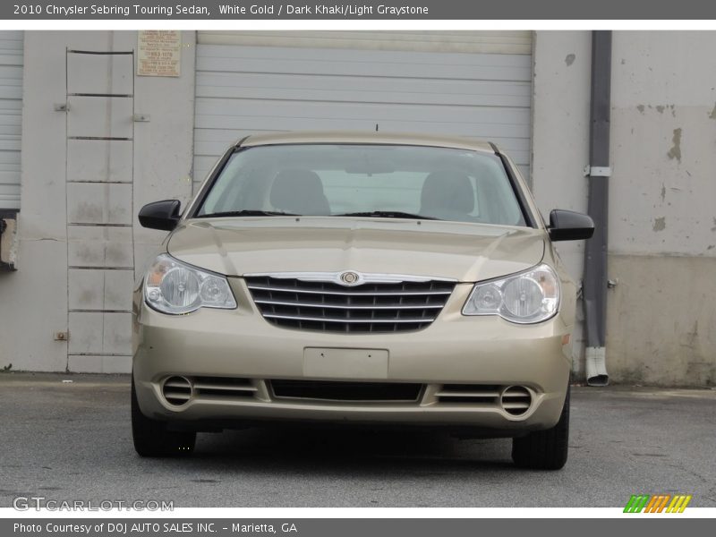 White Gold / Dark Khaki/Light Graystone 2010 Chrysler Sebring Touring Sedan
