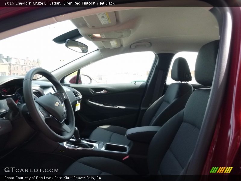 Siren Red Tintcoat / Jet Black 2016 Chevrolet Cruze LT Sedan