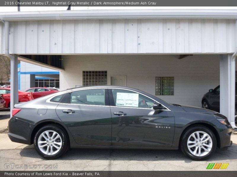 Nightfall Gray Metallic / Dark Atmosphere/Medium Ash Gray 2016 Chevrolet Malibu LT