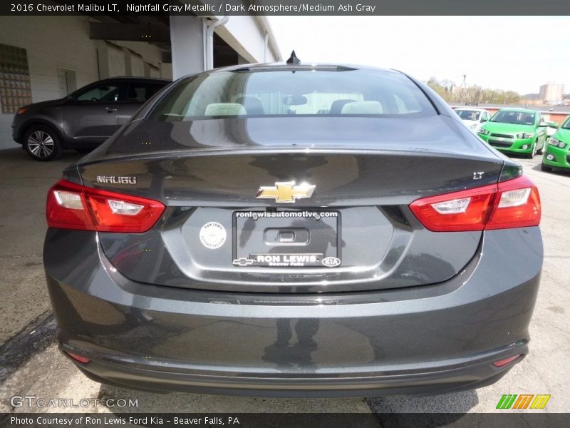 Nightfall Gray Metallic / Dark Atmosphere/Medium Ash Gray 2016 Chevrolet Malibu LT