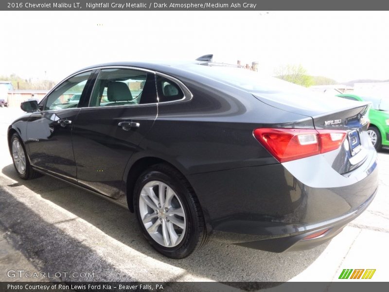 Nightfall Gray Metallic / Dark Atmosphere/Medium Ash Gray 2016 Chevrolet Malibu LT